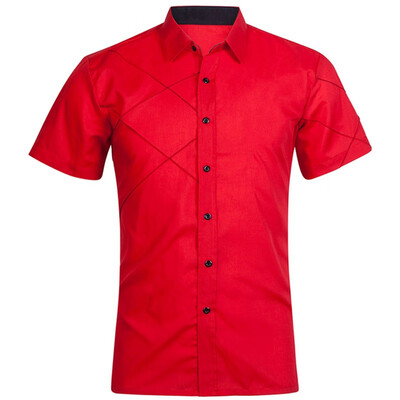 2018 Summer New Mens Shirt Fashion Brand Men Cotton Short Sleeves Dress Shirt Turn-down Collar Cardigan Shirt Men Clothes
2018 Summer New Mens Shirt Fashion Brand Men Cotton Short Sleeves Dress Shirt Turn-down Collar Cardigan Shirt Men Clothes