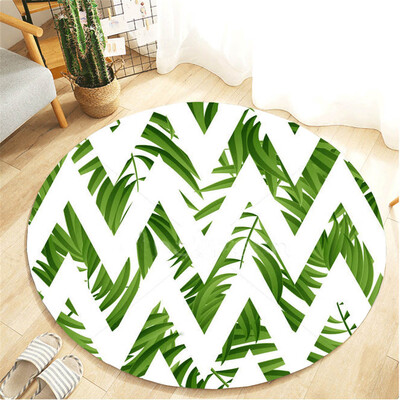 Toponeto Tropical Plant leaves Pattern Round Flannel Bathroom Kitchen Carpet 80cm
Toponeto Tropical Plant leaves Pattern Round Flannel Bathroom Kitchen Carpet 80cm