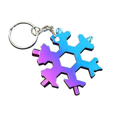 19-In-1 Multi-Tool Wrench Combination Compact Portable Snowflake Keychain Edc Tools
19-In-1 Multi-Tool Wrench Combination Compact Portable Snowflake Keychain Edc Tools