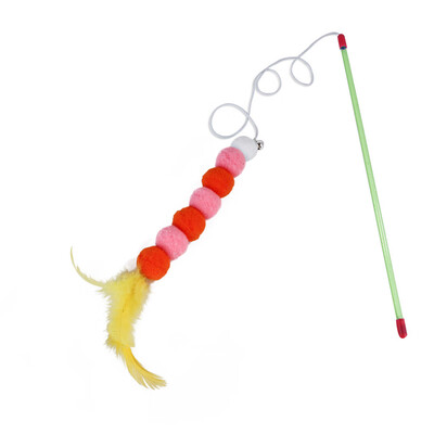 Gobestart Kitten Cat Toy Interactive Toy Soft Feather And Bell Beading Cat Toy
Gobestart Kitten Cat Toy Interactive Toy Soft Feather And Bell Beading Cat Toy