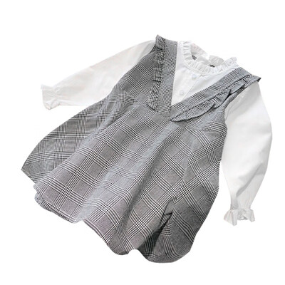 Autumn Baby Girls Casual Dresses Children Plaid Print Long Sleeve Fake 2 Piece Dress Kids Toddler Pageant Dress
Autumn Baby Girls Casual Dresses Children Plaid Print Long Sleeve Fake 2 Piece Dress Kids Toddler Pageant Dress