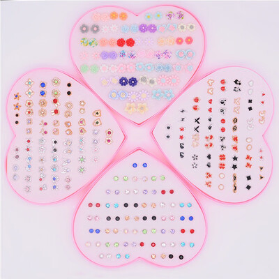 Wholesale 36pcs Mixed Assorted Gold Flower Crystal EAR Rings Baby Kids Girls EAR Ring Party Gift Jewelry With Display Box
Wholesale 36pcs Mixed Assorted Gold Flower Crystal EAR Rings Baby Kids Girls EAR Ring Party Gift Jewelry With Display Box