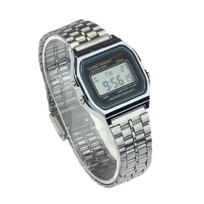 LED Digital Watch Harajuku style Fashionable Stylish Multifuncional Wristwatch with Steel Strap Band
LED Digital Watch Harajuku style Fashionable Stylish Multifuncional Wristwatch with Steel Strap Band