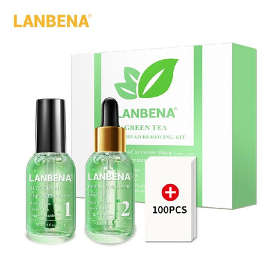 LANBENA Green Tea Blackhead Removing Kit17mlBottle Blackhead Remover Mask & 17mlBottle Pore Minimizer Serum & 100Pcs Blackhead
LANBENA Green Tea Blackhead Removing Kit17mlBottle Blackhead Remover Mask & 17mlBottle Pore Minimizer Serum & 100Pcs Blackhead