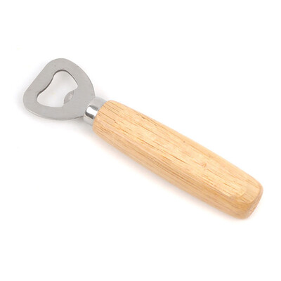Bottle Opener with Wooden Handle