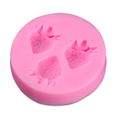 New Three Holes Strawberry Fruit Silicone Mold Fondant Molds Sugar Craft Tools Chocolate Mould For Cakes
New Three Holes Strawberry Fruit Silicone Mold Fondant Molds Sugar Craft Tools Chocolate Mould For Cakes