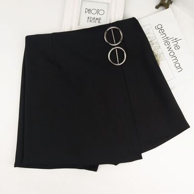 Summer New Ladies A-line Skirts Women Black Slim New Korean Fashion Ring Above Knee Mini Skirts Empire Shorts Skirts preppy
Summer New Ladies A-line Skirts Women Black Slim New Korean Fashion Ring Above Knee Mini Skirts Empire Shorts Skirts preppy