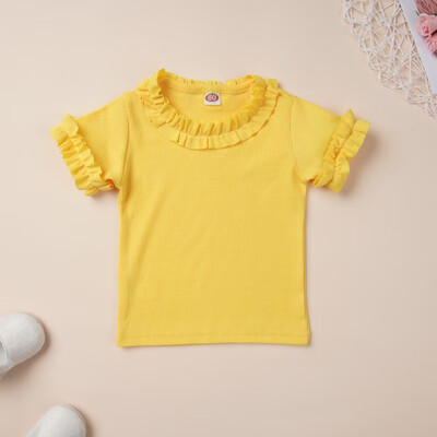 Summer Baby Girls Clothes Girls Short Sleeve T-Shirts Kids Cotton Tops Tees Casual Solid Print Blouse
Summer Baby Girls Clothes Girls Short Sleeve T-Shirts Kids Cotton Tops Tees Casual Solid Print Blouse