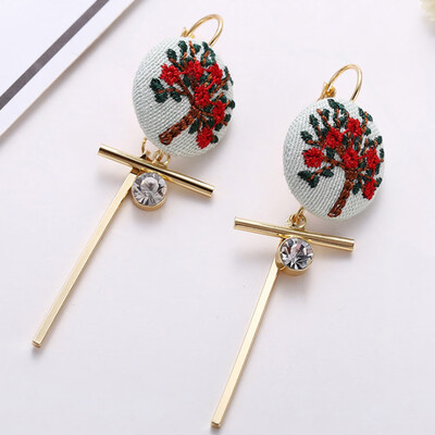 Circle Square Pendant Square Vintage Pendant Korean Flower Femme Newest Embroidery Earring
Circle Square Pendant Square Vintage Pendant Korean Flower Femme Newest Embroidery Earring