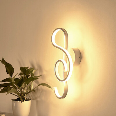 Gobestart Modern LED 22W Wall Light Music Note Walkway Bedside Wall Lamp Fixture US
Gobestart Modern LED 22W Wall Light Music Note Walkway Bedside Wall Lamp Fixture US