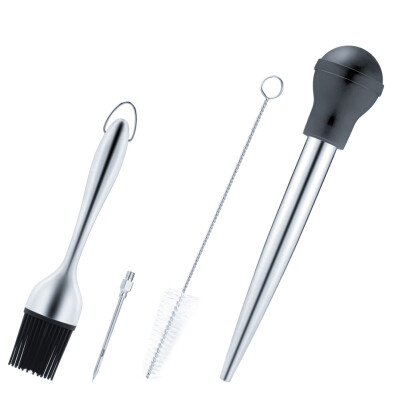Kitchen Turkey Set Four Sets Of Turkey Seasoning Needle Needle Straw Cleaning Brush Oil Brush
Kitchen Turkey Set Four Sets Of Turkey Seasoning Needle Needle Straw Cleaning Brush Oil Brush