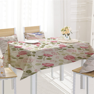 Toponeto Rose Table Cloth Linen Tablecloth For Kitchen Decorative Dining Table Cover
Toponeto Rose Table Cloth Linen Tablecloth For Kitchen Decorative Dining Table Cover