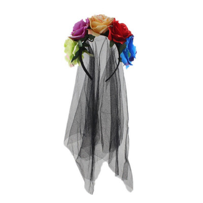 Halloween Flower Headbands With Gauze Costume Hair Hoop Makeup Party Headpiece Halloween Party Fancy Decor nm
Halloween Flower Headbands With Gauze Costume Hair Hoop Makeup Party Headpiece Halloween Party Fancy Decor nm