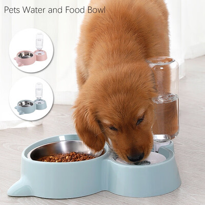 Pet Automatic Feeder Water Dispenser Cat Dog Drinking Fountain Food Dish Bowl Stainless Steel Double Bowl Pet Supplies
Pet Automatic Feeder Water Dispenser Cat Dog Drinking Fountain Food Dish Bowl Stainless Steel Double Bowl Pet Supplies
