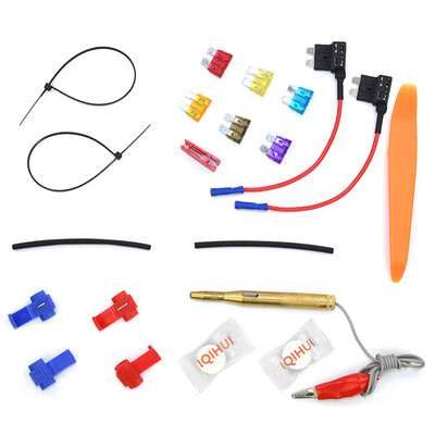 10PCSSet 12V Mini Size Car Fuse Holder Add-a-circuit Piggy Back Fuse Tap Adapter Cigarette Lighter Added Tool Kits
10PCSSet 12V Mini Size Car Fuse Holder Add-a-circuit Piggy Back Fuse Tap Adapter Cigarette Lighter Added Tool Kits