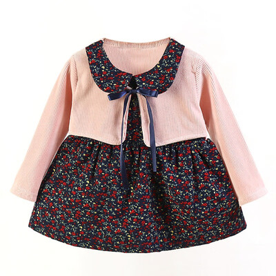 New Autumn Casual Baby Girls Clothes 0-4T Floral Print Long Sleeve Fake 2 Piece Dress Cute Toddler Kids Sundress
New Autumn Casual Baby Girls Clothes 0-4T Floral Print Long Sleeve Fake 2 Piece Dress Cute Toddler Kids Sundress