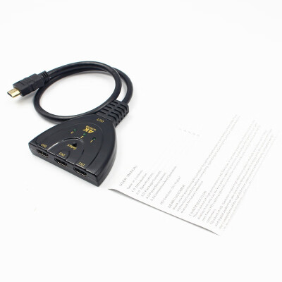3 Port HDMI Splitter Cable 1080P Switch Switcher HUB Adapter For HDTV PlayStation 4 Xbox
3 Port HDMI Splitter Cable 1080P Switch Switcher HUB Adapter For HDTV PlayStation 4 Xbox