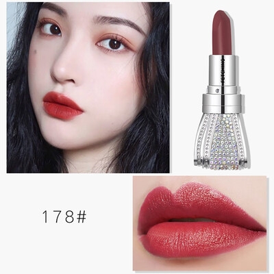 Matte Bowknot-shape Diamond Lipstick Long-lasting Waterproof Non-stick Cup Lipstick
Matte Bowknot-shape Diamond Lipstick Long-lasting Waterproof Non-stick Cup Lipstick
