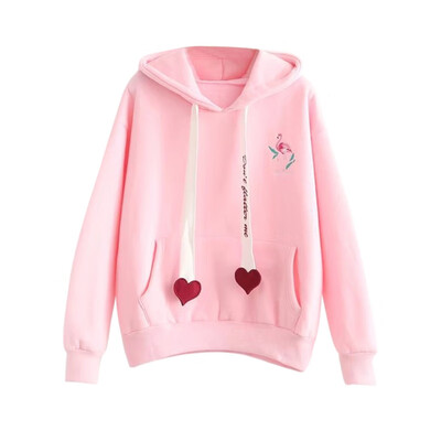 Sweet Animal Embroidery Loose Pullover Hoodies Female New Autumn Women Casual Sweatshirt For Women Full Sleeve Sweatshirts
Sweet Animal Embroidery Loose Pullover Hoodies Female New Autumn Women Casual Sweatshirt For Women Full Sleeve Sweatshirts
