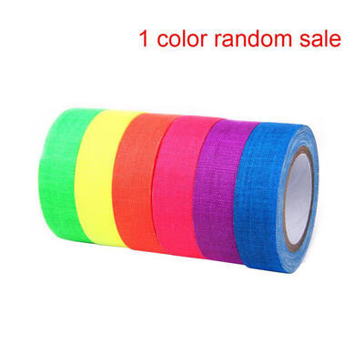 UV Fluorescent Cloth Tape Blacklight Reactive Decor Tape for Party Decoration Colorful Self-adhere Furnish Tape Party Accessory
UV Fluorescent Cloth Tape Blacklight Reactive Decor Tape for Party Decoration Colorful Self-adhere Furnish Tape Party Accessory