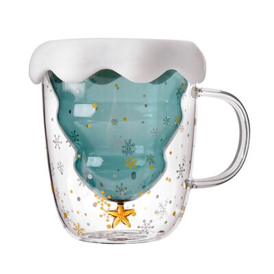 300ml Christmas Tree Double Layer Glass Mug Heat Insulating Handle Cup Resistant Milk Tea Coffee Cup
300ml Christmas Tree Double Layer Glass Mug Heat Insulating Handle Cup Resistant Milk Tea Coffee Cup