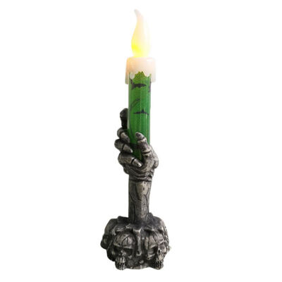 Spooky Skeleton Ghost Hand Flameless Candle Battery Operated LED Candle Lights For Halloween Party Bar Decor Lamp Decoration
Spooky Skeleton Ghost Hand Flameless Candle Battery Operated LED Candle Lights For Halloween Party Bar Decor Lamp Decoration