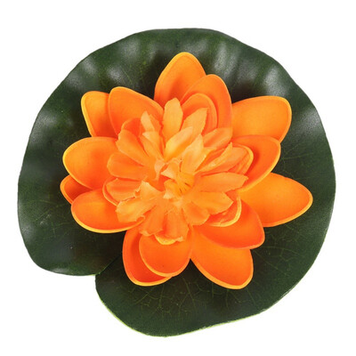 5PCS Artificial Lotus Water Lily Floating Flowers with Leaves for Home Garden Pond Aquarium Wedding Holiday Party Garden Decor
5PCS Artificial Lotus Water Lily Floating Flowers with Leaves for Home Garden Pond Aquarium Wedding Holiday Party Garden Decor