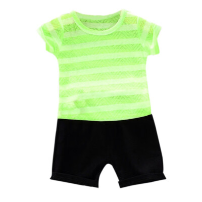 Kids Clothes Summer Baby Boys Short Sleeve Stripe Print Tops Blouse T-shirtDenim Shorts Casual Outfits Sets
Kids Clothes Summer Baby Boys Short Sleeve Stripe Print Tops Blouse T-shirtDenim Shorts Casual Outfits Sets
