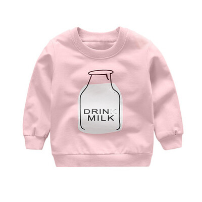 2018 autumn new long sleeve Sweatshirt baby boys&girls milk bottle print casual Sweatshirt
2018 autumn new long sleeve Sweatshirt baby boys&girls milk bottle print casual Sweatshirt
