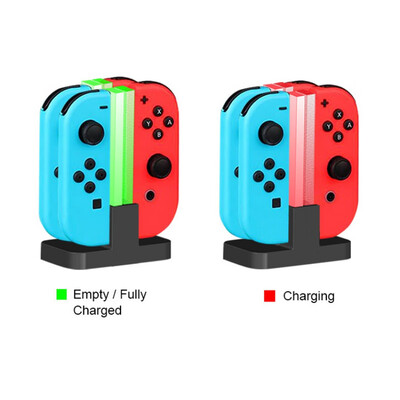 LED Charging Dock Station Charger Cradle For Nintendo Switch 4 Joy-Con Controllers 4 In 1 Charging Stand For Nintend Switch NS
LED Charging Dock Station Charger Cradle For Nintendo Switch 4 Joy-Con Controllers 4 In 1 Charging Stand For Nintend Switch NS