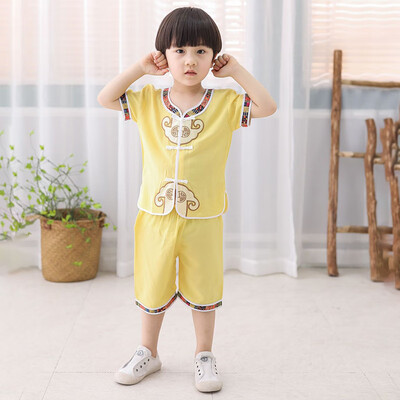 Toddler Boy Clothes Formal Kids Summer Suit Children Wear Chinese Style Children Tang Suit Wishful Short-Sleeved Suit 2-6Y
Toddler Boy Clothes Formal Kids Summer Suit Children Wear Chinese Style Children Tang Suit Wishful Short-Sleeved Suit 2-6Y