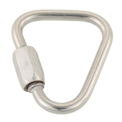 Stainless Steel Triangle Quick Link Locking Carabiner Hanging Hook Buckle for Outdoor Camping Hiking
Stainless Steel Triangle Quick Link Locking Carabiner Hanging Hook Buckle for Outdoor Camping Hiking
