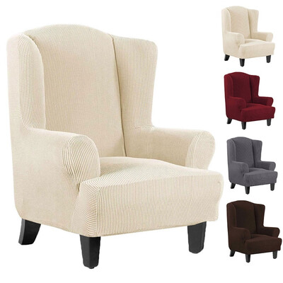 Durable Soft High Stretch Wing Chair Slipcover Non-slip Jacquard Wingback Chair Cover Washable Sofa Covers Furniture Protector
Durable Soft High Stretch Wing Chair Slipcover Non-slip Jacquard Wingback Chair Cover Washable Sofa Covers Furniture Protector