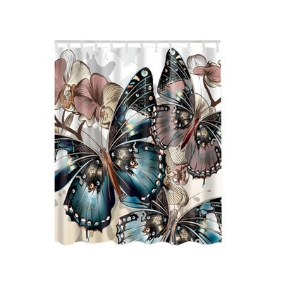 Animal Pattern Elephant Butterfly Peacock Shower Curtain Decor by Deer Picture For Print Polyester Fabric Bathroom Set With Hook
Animal Pattern Elephant Butterfly Peacock Shower Curtain Decor by Deer Picture For Print Polyester Fabric Bathroom Set With Hook