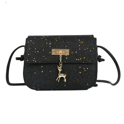Women Mini Paillette Deer Pendant Cross Body Bag Phone Pouch Travel Purse Gift 
Women Mini Paillette Deer Pendant Cross Body Bag Phone Pouch Travel Purse Gift