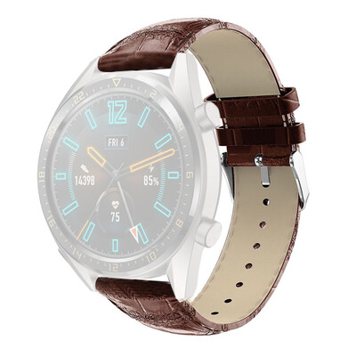 〖Follure〗Round tail Replacement Leather Watch Band Wrist Strap For Huawei Watch GT