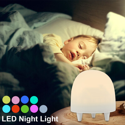 LED Night Light Touch Control Rechargeable Smart Nursery Bedside Lamp for KidsColour Changing
LED Night Light Touch Control Rechargeable Smart Nursery Bedside Lamp for KidsColour Changing