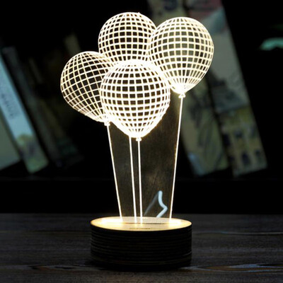 Gobestart Balloon 3D Unique Lighting Effects Optical Illusion Home Decor LED Table Lamp
Gobestart Balloon 3D Unique Lighting Effects Optical Illusion Home Decor LED Table Lamp