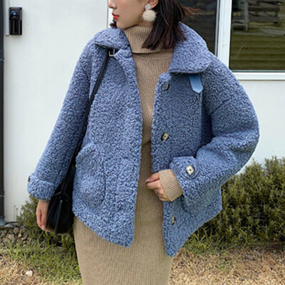Roseonmyhand Women Outwear Long Sleeve Lamb Hair Stand Collar Warm Coat Plush Jacket Overcoat
Roseonmyhand Women Outwear Long Sleeve Lamb Hair Stand Collar Warm Coat Plush Jacket Overcoat