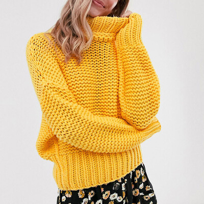 Tailored Womens Lady High Sweater Casual Splicing Long Sleeve Tops Slim Fit Pullover
Tailored Womens Lady High Sweater Casual Splicing Long Sleeve Tops Slim Fit Pullover