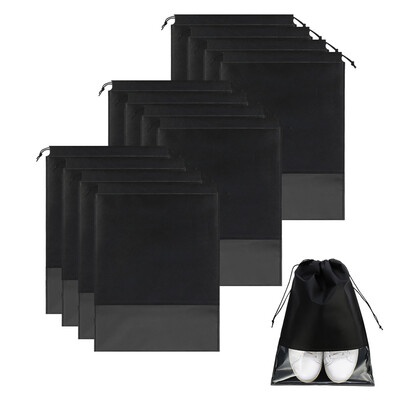 12 Pieces Travel Shoe Bag Large Shoe Organizer Pouch Non-woven Storage Bag with Transparent Window&Drawstring Size 1 White
12 Pieces Travel Shoe Bag Large Shoe Organizer Pouch Non-woven Storage Bag with Transparent Window&Drawstring Size 1 White