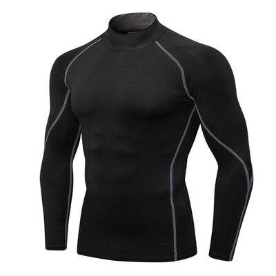 Men Long Sleeve Speed Dry T-Shirts Fitness High Collar Sports Running Training High-elastic Tight-fitting Tops
Men Long Sleeve Speed Dry T-Shirts Fitness High Collar Sports Running Training High-elastic Tight-fitting Tops