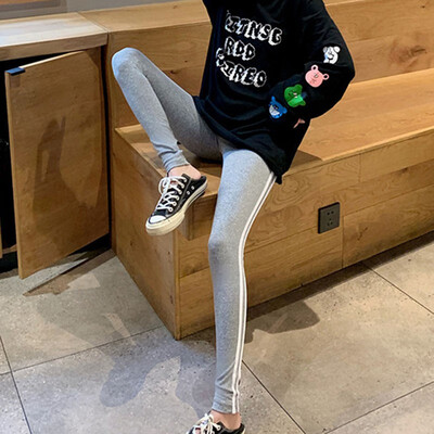 Women Black Tracksuits Pants High Elastic Skinny Pencil Pants Side Striped Trousers Casual High Waist Female Pants Crips
Women Black Tracksuits Pants High Elastic Skinny Pencil Pants Side Striped Trousers Casual High Waist Female Pants Crips