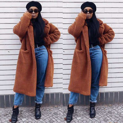 Toponeto Women Winter Fashion Warm Solid Color Jacket Outwear Cardigan Coat With Pocket
Toponeto Women Winter Fashion Warm Solid Color Jacket Outwear Cardigan Coat With Pocket