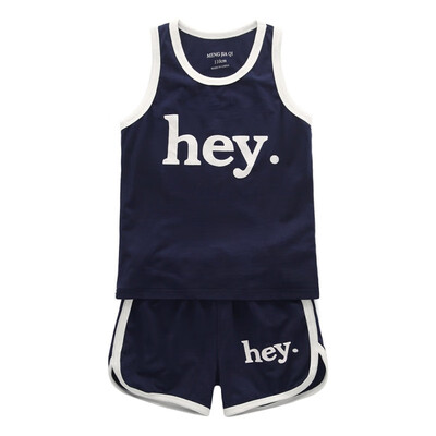 Summer vest T-shirt boy girl clothes suit jersey sports suit letter vest T-shirt sports shorts beach kids clothes set
Summer vest T-shirt boy girl clothes suit jersey sports suit letter vest T-shirt sports shorts beach kids clothes set