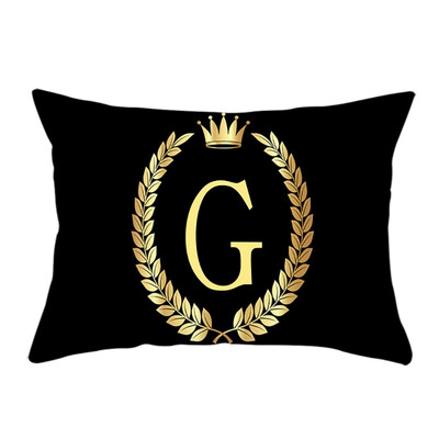 Black Rectangular Crown A to I Letters Pillow Case Soft Peach Velvet Decorative Pillowcase for Home
Black Rectangular Crown A to I Letters Pillow Case Soft Peach Velvet Decorative Pillowcase for Home