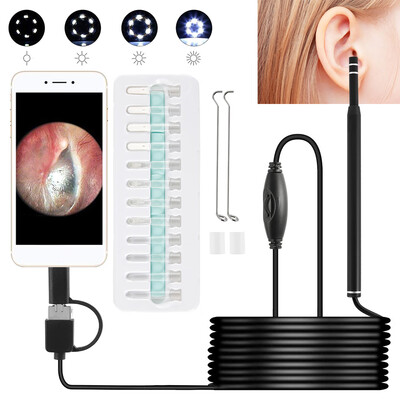 Multifunctional 3 in1 55m USB Mini Camera Endoscope Ear Cleaning HD Visual Ear Spoon Tool
Multifunctional 3 in1 55m USB Mini Camera Endoscope Ear Cleaning HD Visual Ear Spoon Tool