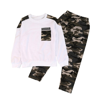 Baby Clothes for Boys Camouflage Pattern 2pcs Autumn Cotton Long Sleeve Casual T-shirt Tops Pants Outfits Set
Baby Clothes for Boys Camouflage Pattern 2pcs Autumn Cotton Long Sleeve Casual T-shirt Tops Pants Outfits Set