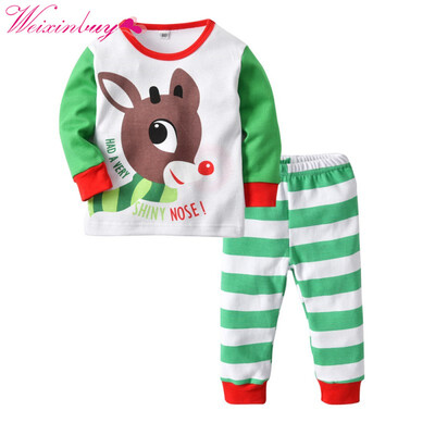 Cartoon Christmas Snowman Elk Baby Clothes Set Autumn Pajamas Pajama Set For BoyGirl Clothes Christmas Clothes
Cartoon Christmas Snowman Elk Baby Clothes Set Autumn Pajamas Pajama Set For BoyGirl Clothes Christmas Clothes