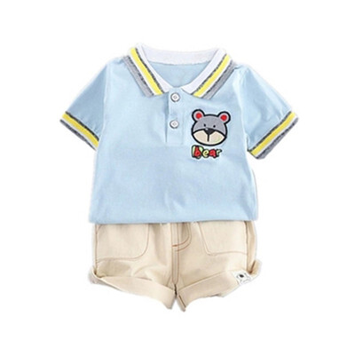 Summer Kids Boys Clothes Set Short Sleeve Cartoon Bear Print Tops Blouse T-shirtShorts Children Casual Outfits Boy Costume Sets
Summer Kids Boys Clothes Set Short Sleeve Cartoon Bear Print Tops Blouse T-shirtShorts Children Casual Outfits Boy Costume Sets